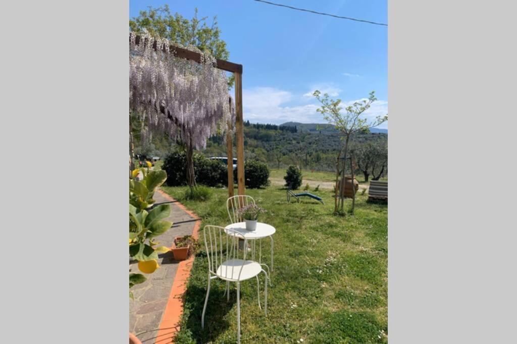 Bilocale Con Giardino Alle Porte Di Firenze Apartment Antella Bagian luar foto